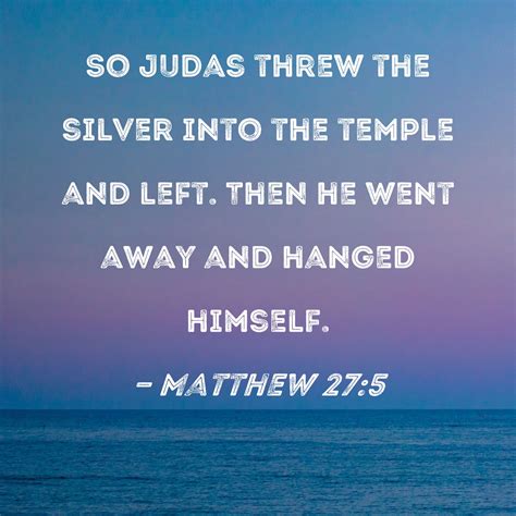 Q&A: How Judas Died Matthew 27:5 and Acts 1:18 .
